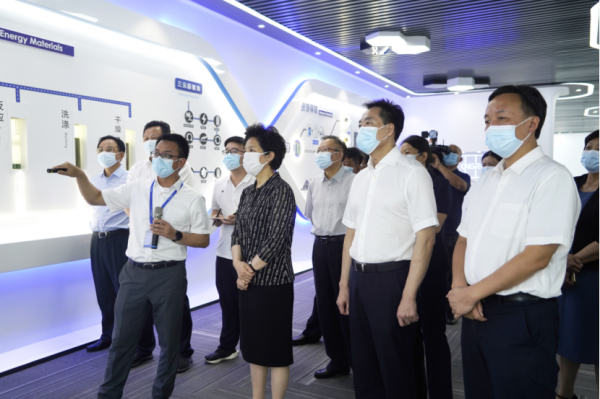湖南省政协党组副书记乌兰调研pg国际宁乡产业基地