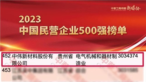 贵州两家上榜企业之一！pg国际股份初次跻身民营企业500强